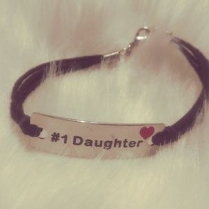 💛 #1 Daughter ❤ Bracelet